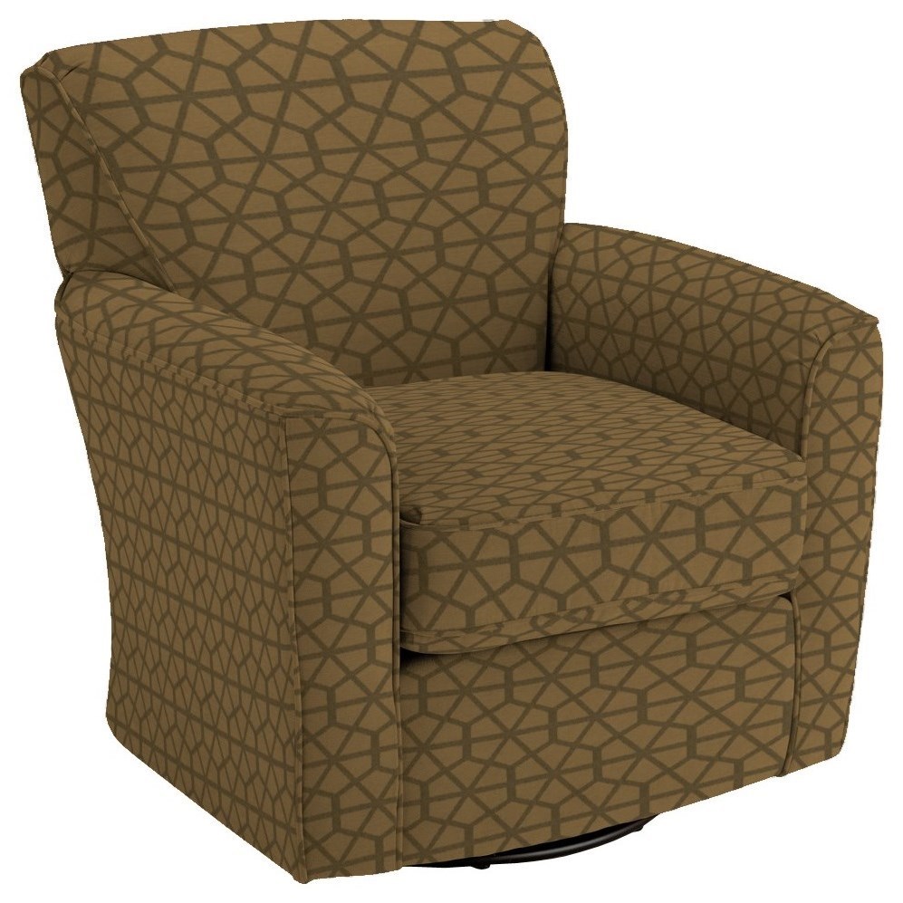 Best Home Furnishings Swivel Barrel Chairs 2888 Kaylee Swivel Barrel